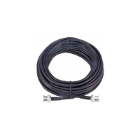BNC Male to Male Patch Lead | 50 Ohm | Solid Copper Conductor | 10M Length | Black by Bitek Pty Ltd