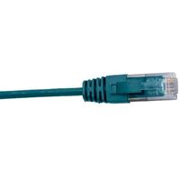 Cat6 RJ45 Patch Lead 1 Metre | 4 Pair Unshielded | Slim Design | Green by Cabac