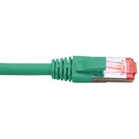 Cat6A Green Patch Lead | 1.5 Metre | 4 Pair LSZH Shielded | Slim Design by Cabac