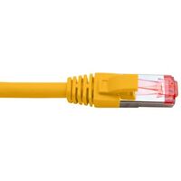 Cat6A Yellow Patch Lead | 1.5 Metre | 4 Pair LSZH Shielded | Slim Design by Cabac