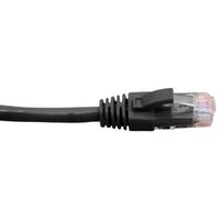 Cat6 RJ45 Patch Lead | 0.5 Metre | 4 Pair PVC Unshielded | Black by Cabac