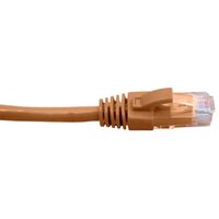 Cat6 RJ45 Patch Lead 0.5 Metre | 4 Pair PVC Unshielded | Orange by Cabac