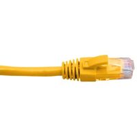 Cat6 RJ45 Patch Lead 0.5 Metre | 4 Pair | PVC Unshielded | Yellow by Cabac