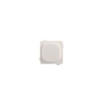 Blank Button Mech Wafer | Slim Design | Electrical White | 80mm by Transco