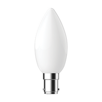 CANDLE 4.2W DIMMABLE  LED FILAMENT LAMP FROST 240V - B15