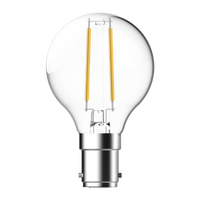 FANCY ROUND 4.2W DIMMABLE  LED FILAMENT LAMP CLEAR 240V - B15