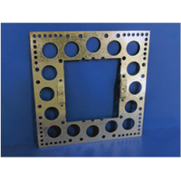 Plaster Bracket for Large Dolly | Galvanised Steel | 84mm Fixing Centre | Horizontal/Vertical Mount by Transco