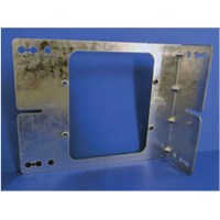 Stud Bracket for Large Dolly | Galvanised Steel | 84mm Fixing Centre | Horizontal/Vertical Mount by Transco
