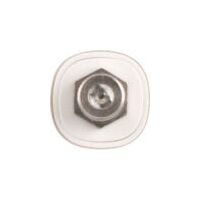 Pay TV Wafer Blue Barrel | Compact Design | Flush & Surface Mount | Electrical White by Transco