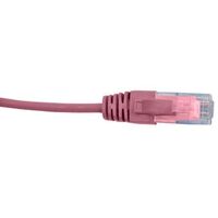 Cat6 Slim Patch Lead 3 Metre | 4 Pair Unshielded | Pink by Cabac