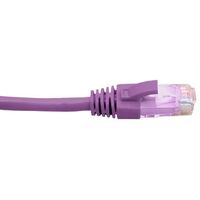 Cat6 Purple Patch Lead | 3 Metre | 4 Pair PVC Unshielded | RJ45 by Cabac