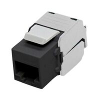 CAT6 Keystone Outlet | 10 Pack | Black | High Performance by Cabac