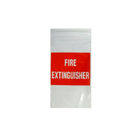 Small UV Fire Extinguisher Bag for 4.5kg ABE | UV Protected Plastic | Compact & Durable Design by Firebox