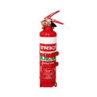 1kg Dry Chemical Powder Extinguisher | 1A:20B:C:E Fire Rating | Powder Coated Red | Vehicle Bracket by Firebox
