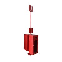 Dual Extinguisher Cabinet Stand | 2.1m High | Powder-Coated Steel | Includes Mounting Hardware by Firebox