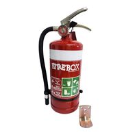 Dry Chemical Powder Extinguisher 2.5kg | 3A:40B:C:E Fire Rating | Wall Bracket Included | Powder Coated Red by Firebox