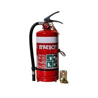 Dry Chemical Powder Extinguisher 2.5kg | 3A:40B:C:E Fire Rating | Vehicle & Wall Mount Bracket | Red by Firebox