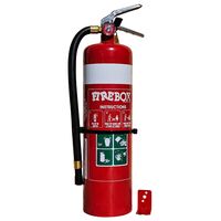Dry Chemical Powder Fire Extinguisher 4.5kg | 4A:80B:C:E Rating | Mild Steel Construction | Powder Coated Red by Firebox