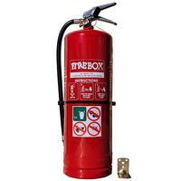 9lt Air Water Extinguisher | 3A Fire Rating | Stainless Steel & Powder Coated Red | Includes Hose by Firebox