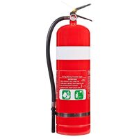 9kg Dry Chemical BE Powder Extinguisher | 80B:E Fire Rating | Mild Steel Construction | Wall Bracket Included | Red by Firebox