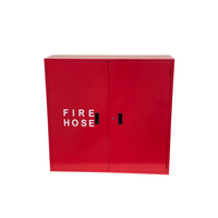 Lay Flat Hose Cabinet with Legs | Powder-Coated Steel | 003LOCK Security | Red Finish by Firebox