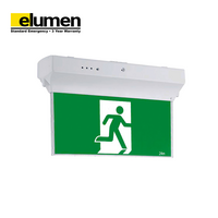 LED Blade Exit Light | 7W Power Consumption | 24m Viewing Distance | Surface Mount by Firebox