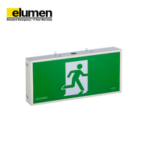 LED Jumbo Exit Light | 7W Power Consumption | 40m Viewing Distance | Surface Mount by Firebox