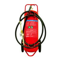 Mobile Wheeled Fire Extinguisher 45L | Fluorine Free Foam | 10A:60B Fire Rating | Stainless Steel by Firebox
