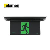 LED Recessed Exit Light | 7W Power Consumption | IP20 Rated | 24m Viewing Distance by Firebox