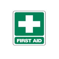 Large PVC First Aid Location Sign | UV-Protected Material | High Visibility | Single Unit by Firebox