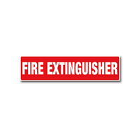 Self-Adhesive PVC Fire Extinguisher Location Label | UV-Protected | Easy Application | Clear Identification by Firebox