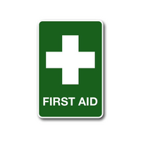PVC First Aid Location Sign | UV-Protected Material | Indoor & Outdoor Use | Clear Visibility by Firebox