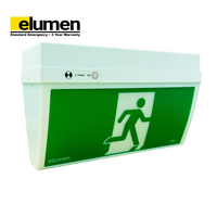 Ceiling Mount Diffuser for LED Wide Body Exit | Surface Mounting | Durable Polycarbonate | 24m Viewing Distance by Firebox