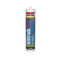 Fire Retardant Silicone Sealant | Acetic Cure | Up to 285°C | Black | 310ml by Firebox
