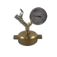 65mm Hydrant Static Tester | Brass Construction | Fits NSW FBT Valves | Static Pressure Measurement by Firebox
