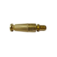 Brass 19mm Jet Fire Hose Reel Nozzle | Durable Brass Construction | Jet Nozzle for Focused Stream | Compatible with 19mm Hose by Firebox
