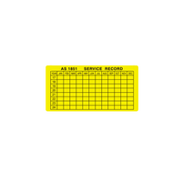 AS1851 Adhesive Maintenance Tag | Compliant with AS1851 Standards | Easy Attachment | Bulk Pack Available | Firebox