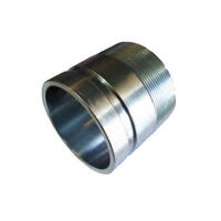 100mm Roll Groove to 100mm BSP Male Thread Adaptor | Galvanized Steel | Durable Construction | Easy Handling by Firebox