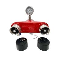 Wolf Dual Booster Valve | 304 Stainless Steel | 2,100 kPa Working Pressure | Rear Outlet by Firebox