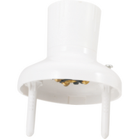 Batten Holder with Plug | Energy-Efficient Design | Ideal for Residential & Commercial Use by Dexton