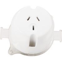 Single Surface Socket 60mm | Pack of 10 | Ideal for Residential & Commercial Use by Dexton