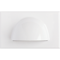 Wall Plate Bull Nose White | Durable Design | Ideal for Residential & Commercial Use by Dexton