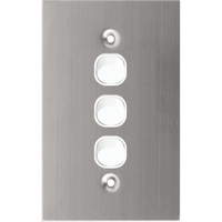 Four Gang Stainless Steel Switch | Durable Construction | Vertical Design by Dexton