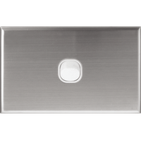 Slim One Gang Switch Cover | Stainless Steel | Durable Design & Easy Installation by Dexton
