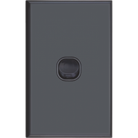 Two Gang Switch 16A | Durable Black Finish | Standard Design by Dexton