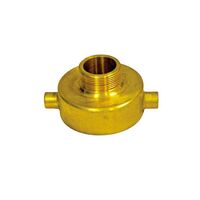 Brass Fire Hose Adaptor | 65mm Female NSW Thread | 38mm BSP Male | Durable Construction by Firebox