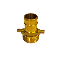 Brass 65mm Male NSW Fire Brigade Coupling | Durable Brass | Secure Fit for 64mm Lay Flat Hose | Firebox