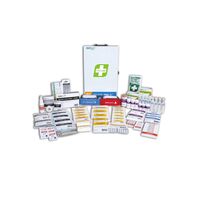 Industra Max First Aid Kit | WHS Compliant | Burn & Eye Modules | Metal Case by Firebox