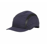 Navy Bump Cap | Flexible Vented ABS Shell | Breathable Fabric | Reflective Trim by Firebox