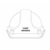 Fire Warden Hardhat | Premium ABS Plastic | Six-Point Harness & Utility Slot | Rain Gutter by Firebox
